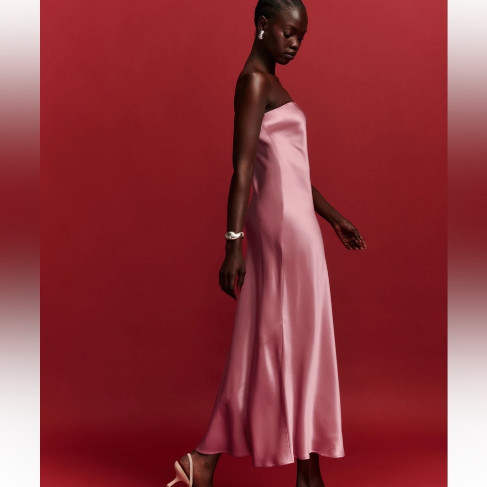 Reformation Joana Silk Dress